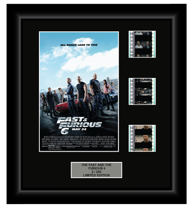 Fast and Furious (6) (2013) - 3 Cell Display Film Display