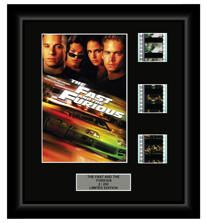 Fast and The Furious (1) (2001) - 3 Cell Display Film Display
