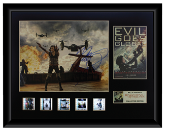 Resident Evil: Retribution (2012) - Milla Jovovich Autographed Film Cell Display
