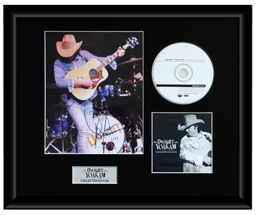 Dwight Yoakham Autographed Music CD Display