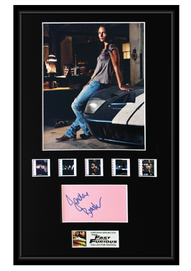Jordana Brewster - Fast and the Furious (2001) Autographed Film Cell Display (1)