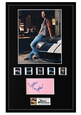 Jordana Brewster - Fast and the Furious (2001) Autographed Film Cell Display (1)