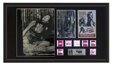 Planet of the Apes Autographed Film Cell Display (Linda Harrison)