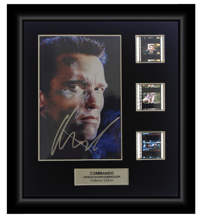 Commando (1995)  - 3 Cell Autographed Display
