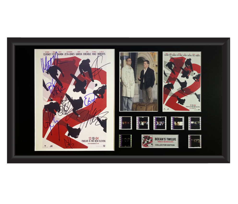 Ocean's 12 (2004) - Autographed Film Cell Display