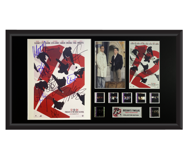 Ocean's 12 (2004) - Autographed Film Cell Display