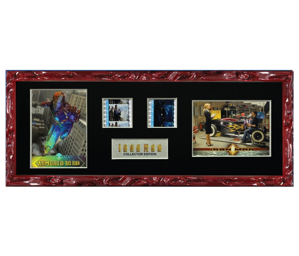Iron Man Trading Card & Film Cell Display | 2 Cell 2 Card Display