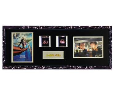 A View to a Kill Trading Card & Film Cell Display (1985) | 2 Cell 2 Card Display