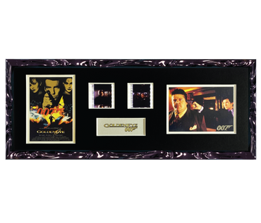 Golden Eye Trading Card & Film Cell Display | 2 Cell 2 Card Display