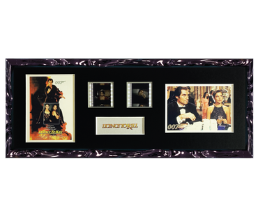 License to Kill Trading Card & Film Cell Display | 2 Cell 2 Card Display