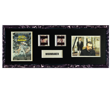 Moonraker Trading Card & Film Cell Display | 2 Cell 2 Card Display