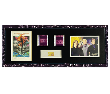 The Spy Who Loved Me Trading Card & Film Cell Display | 2 Cell 2 Card Display