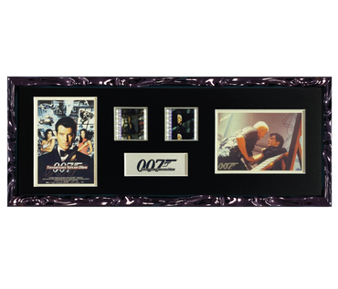 Tomorrow Never Dies Trading Card & Film Cell Display | 2 Cell 2 Card Display