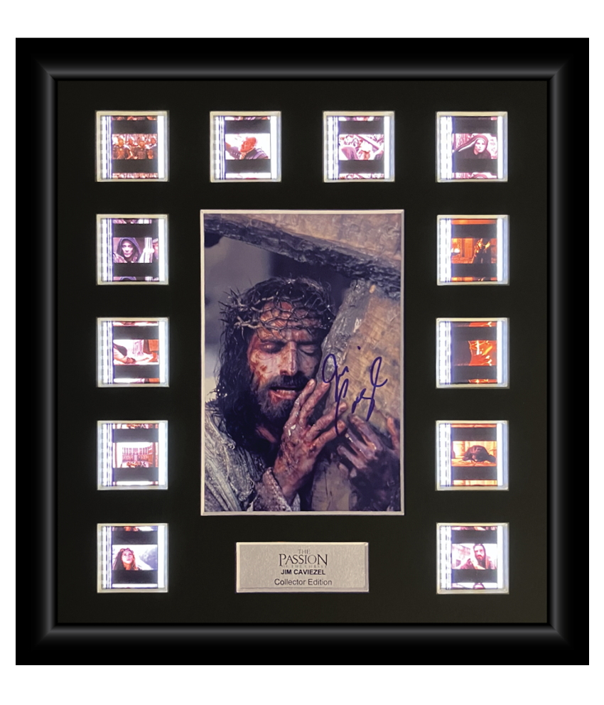 The Passion of the Christ | Autographed 12 Cell Film Display