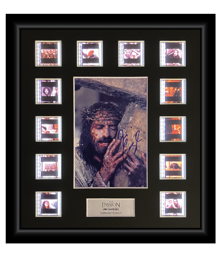 The Passion of the Christ | Autographed 12 Cell Film Display