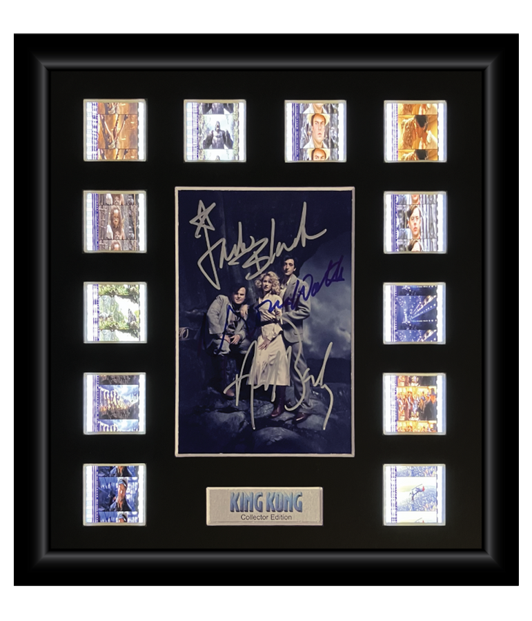 King Kong (2005) | Autographed 12 Cell Film Display