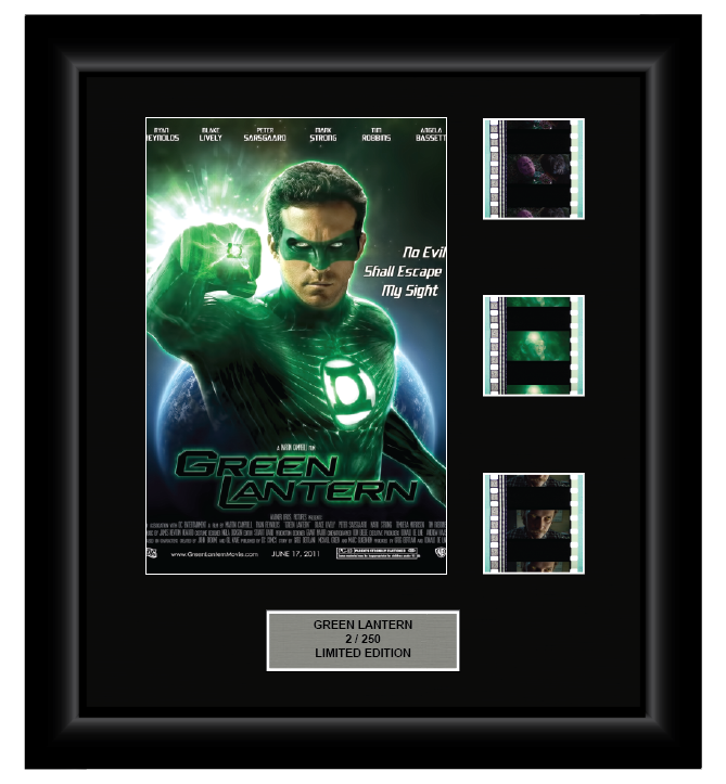 Green Lantern (2011) - 3 Cell Display - ONLY 1 AT THIS PRICE!