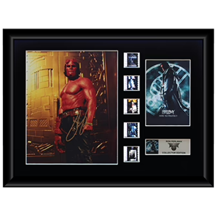 Hellboy (Ron Perlman) - Autographed Film Cell Display (1)