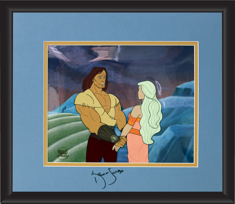 Kevin Sorbo Autographed Animation Cell Display (1)