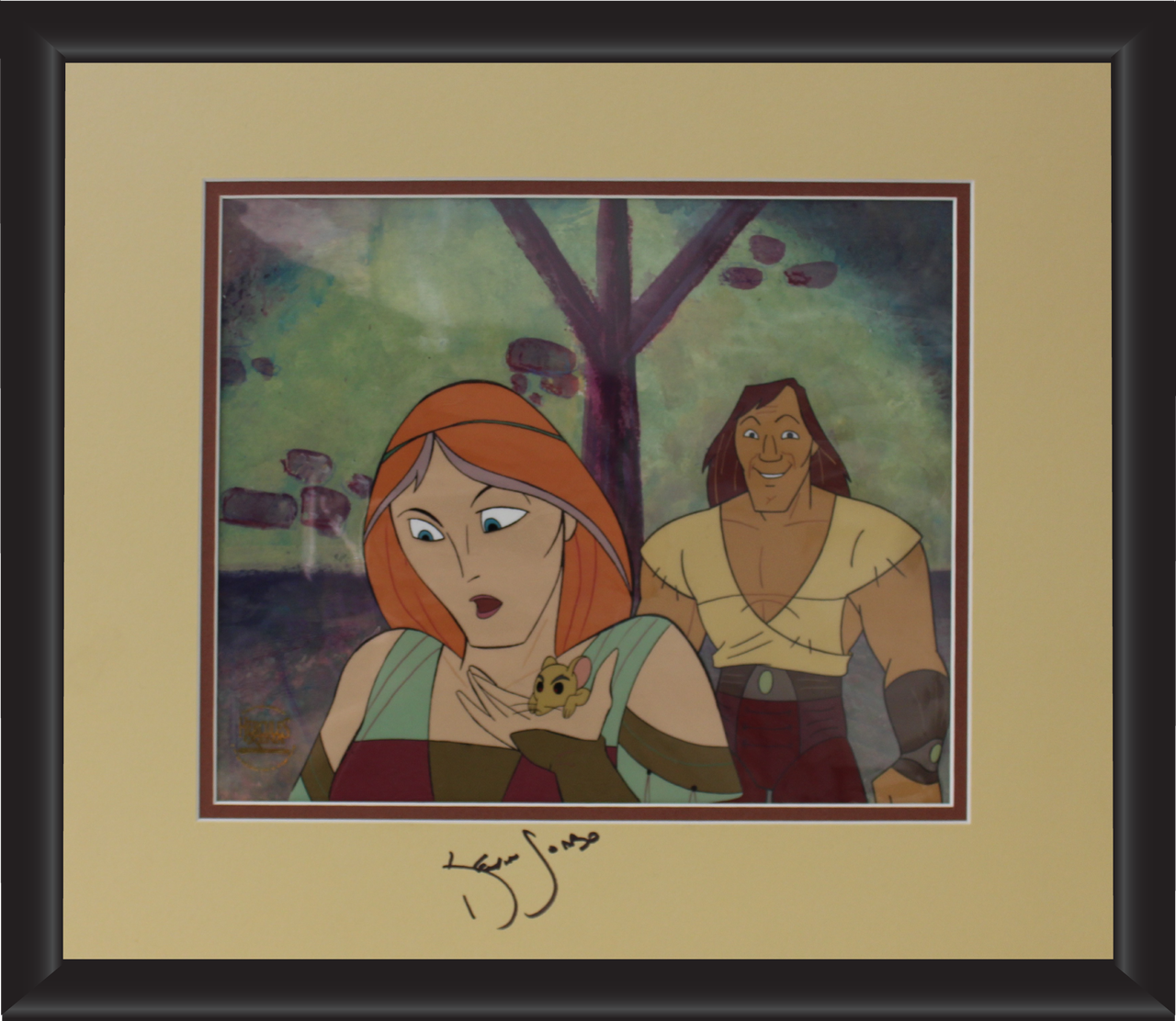 Kevin Sorbo Autographed Animation Cell Display (2)