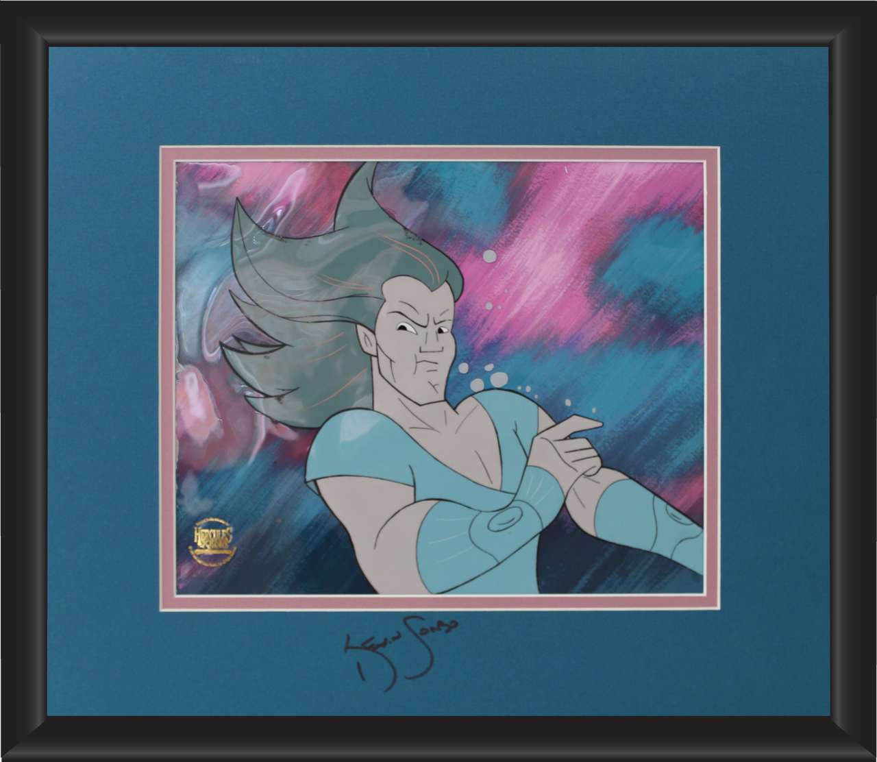 Kevin Sorbo Autographed Animation Cell Display (3)