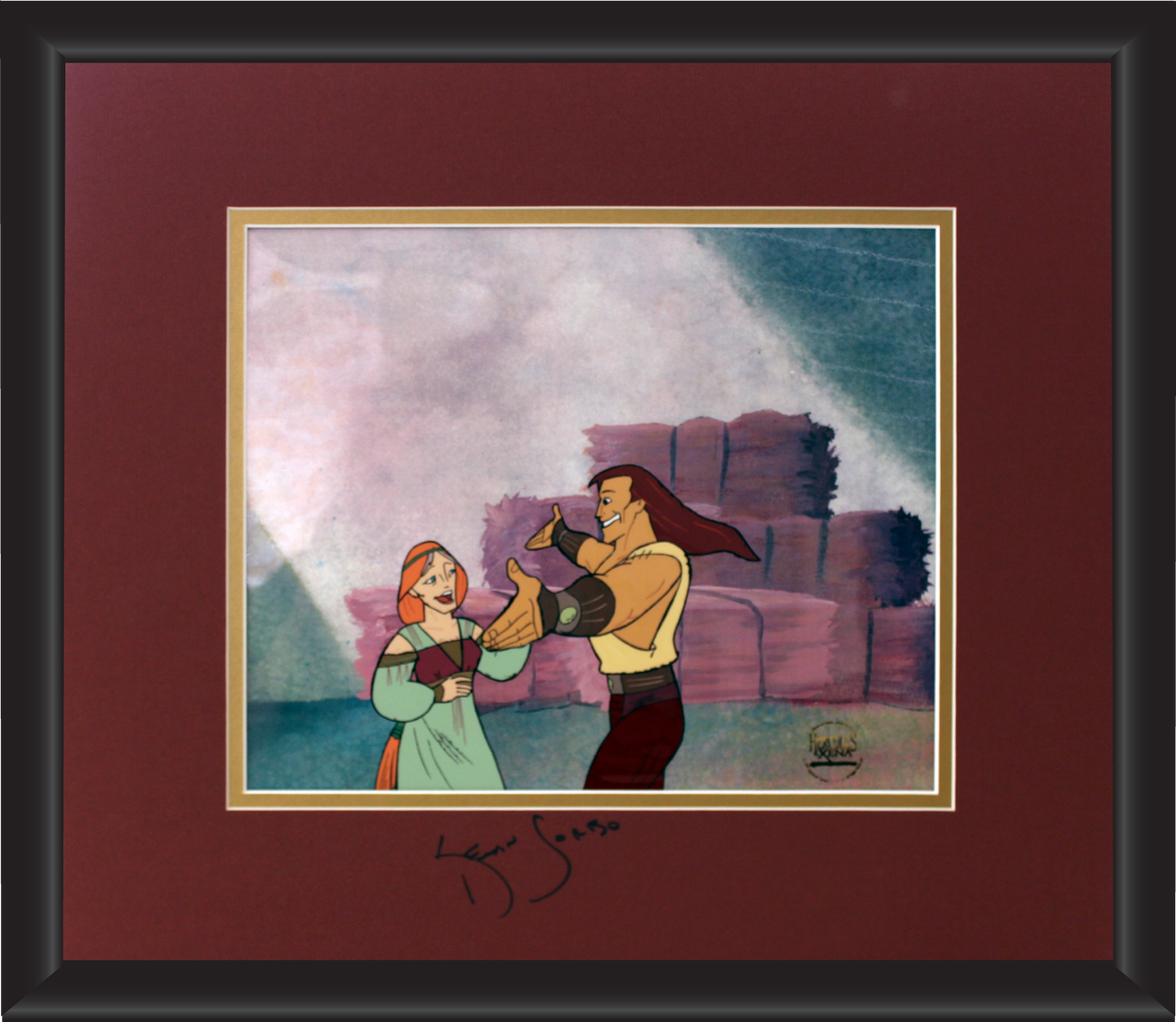 Kevin Sorbo Autographed Animation Cell Display (9)