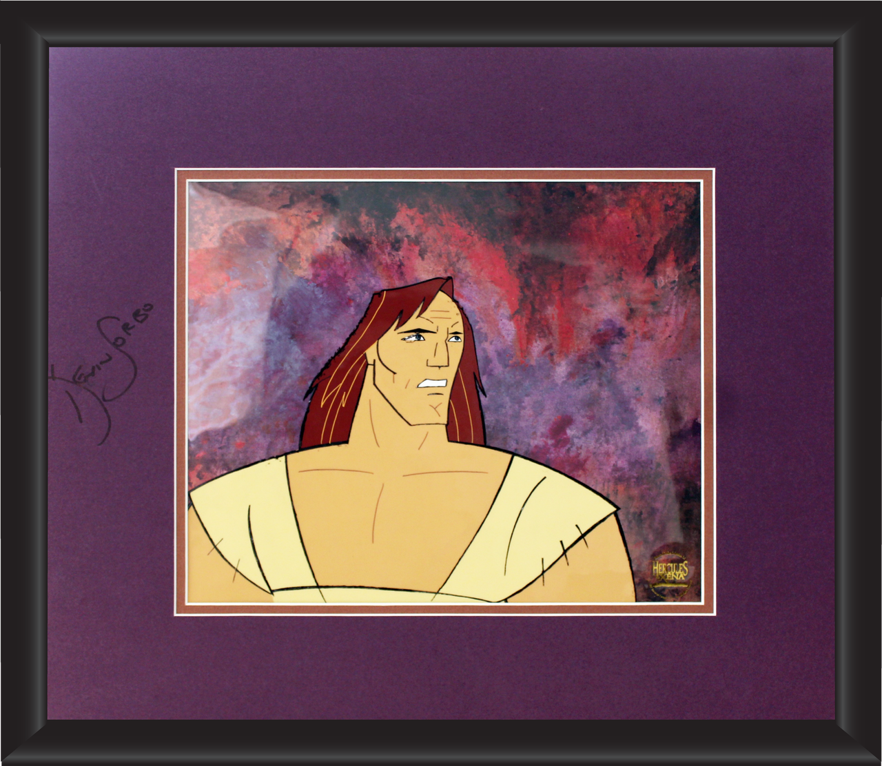 Kevin Sorbo Autographed Animation Cell Display (10)