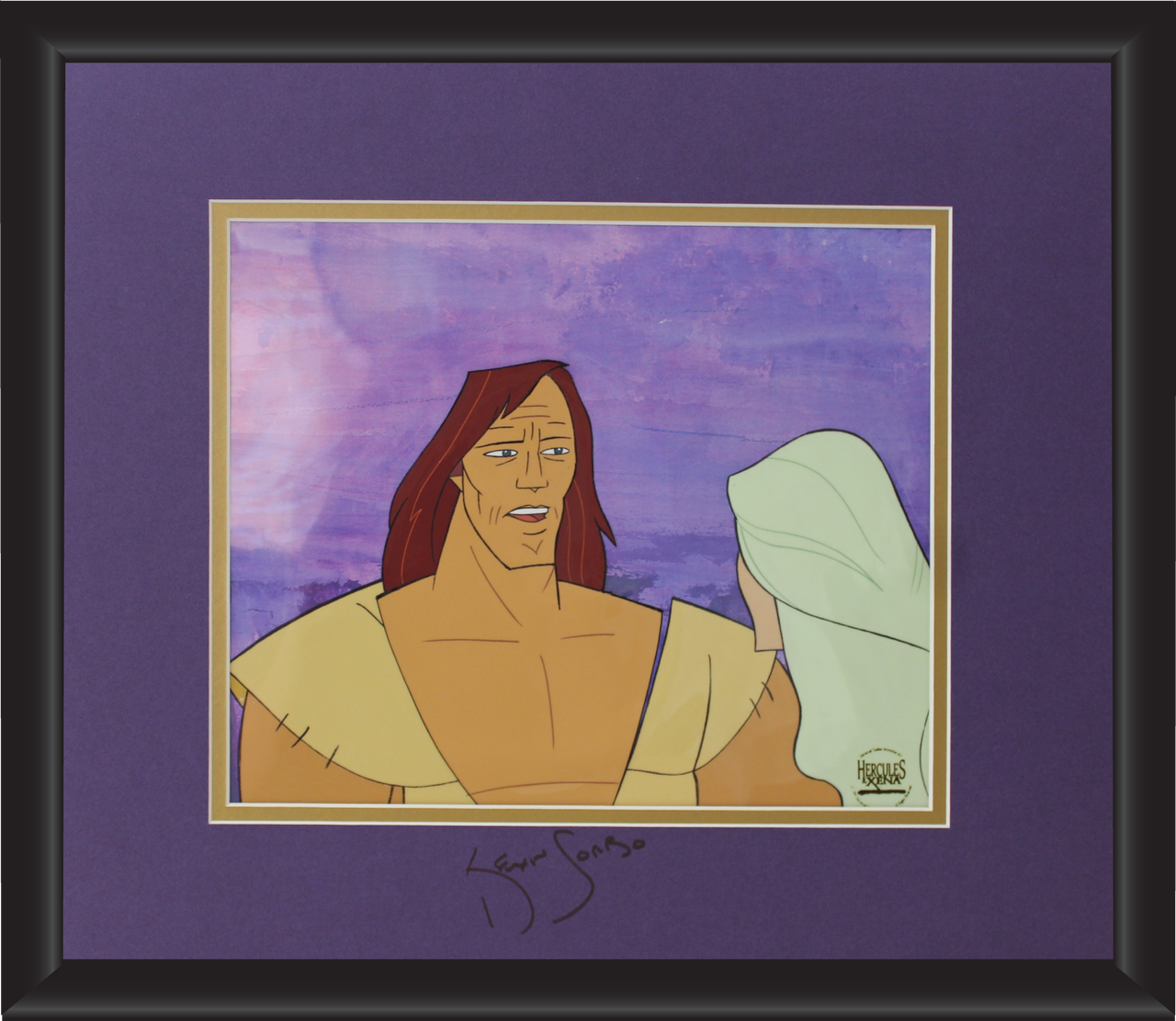 Kevin Sorbo Autographed Animation Cell Display (13)