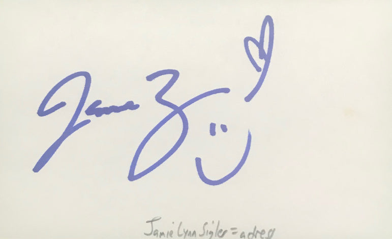 Jamie-Lynn Sigler - The Sopranos Autographed Card