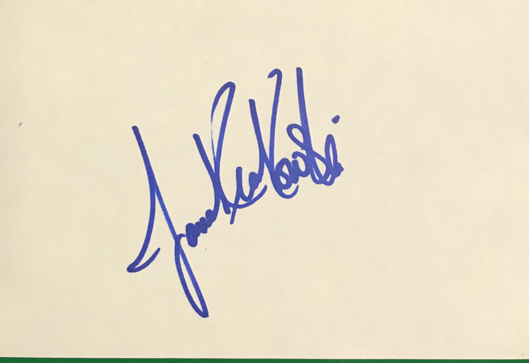 Jane Krakowski - 30 Rock - Ally McBeal Autographed Card