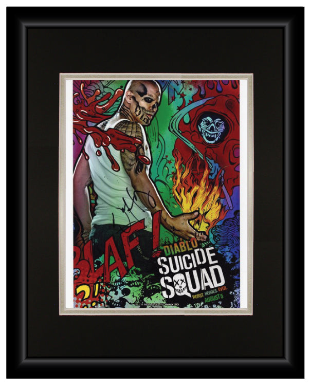 Jay Hernandez (Diablo) - Suicide Squad - 11x14 Autographed Display
