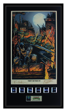 Kevin Eastman - Teenage Mutant Ninja Turtles (1990) (Batman III) Autographed Film Cell Display (1)