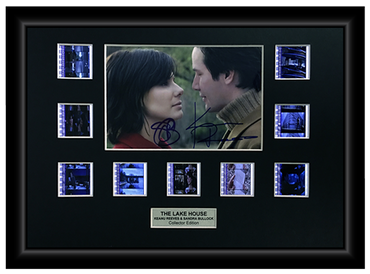 The Lake House (2006) - Autographed 9 Cell Film Display