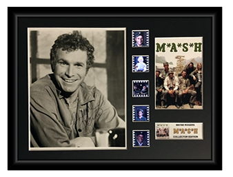 M*A*S*H (1972) - Wayne Rogers Autographed Film Cell Display
