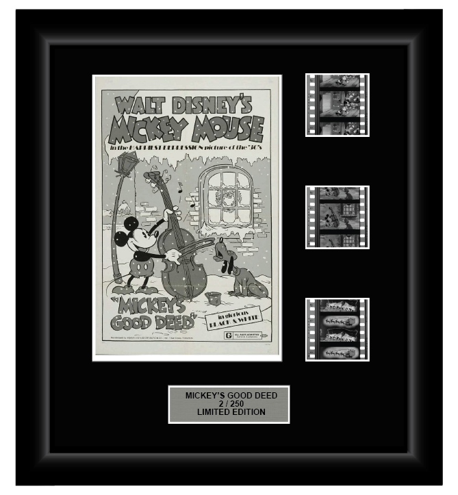 Mickey's Good Deed (1932) (Classic Disney) - 3 Cell Classic Display