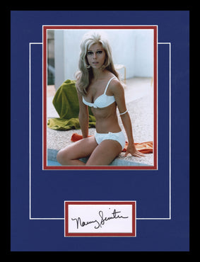 Nancy Sinatra Autographed Display