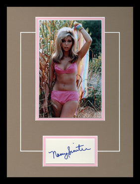 Nancy Sinatra Autographed Display