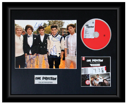 One Direction | Autographed Music CD Display