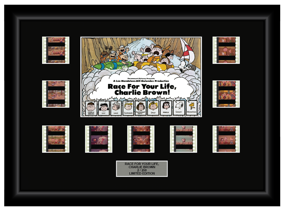 Race For Your Life, Charlie Brown (1977) - 9 Cell Display - ONLY 1 AVAILABLE AT THIS PRICE