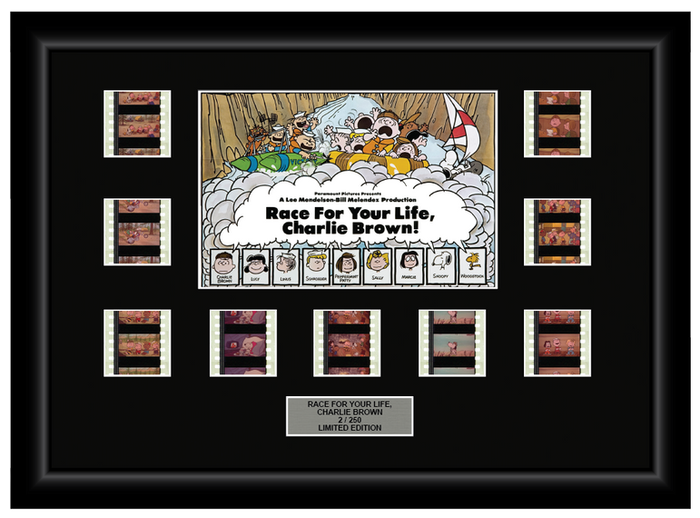 Race For Your Life, Charlie Brown (1977) - 9 Cell Display - ONLY 1 AVAILABLE AT THIS PRICE