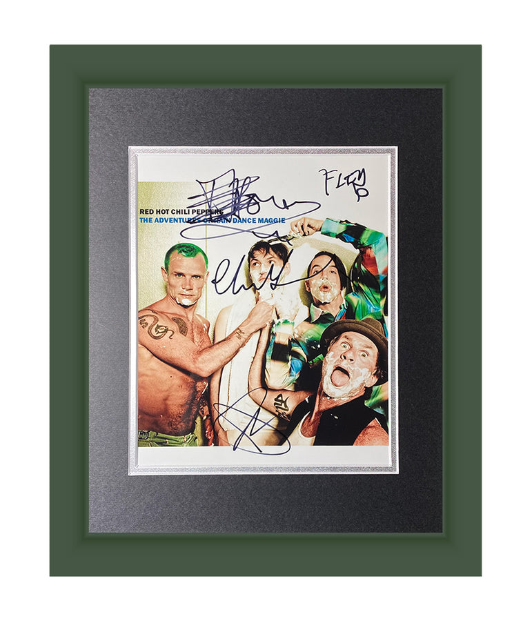 Red Hot Chili Pepper | Band | Autographed Framed 8x10 Photo