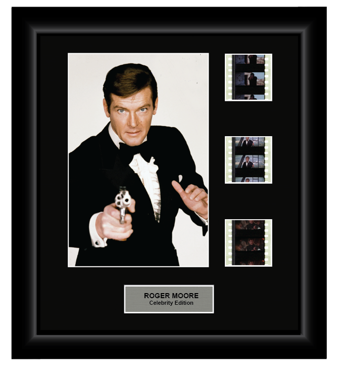 Roger Moore (James Bond) - 3 Cell Display