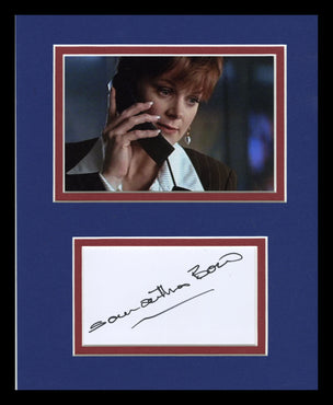 Samantha Bond Autographed Display