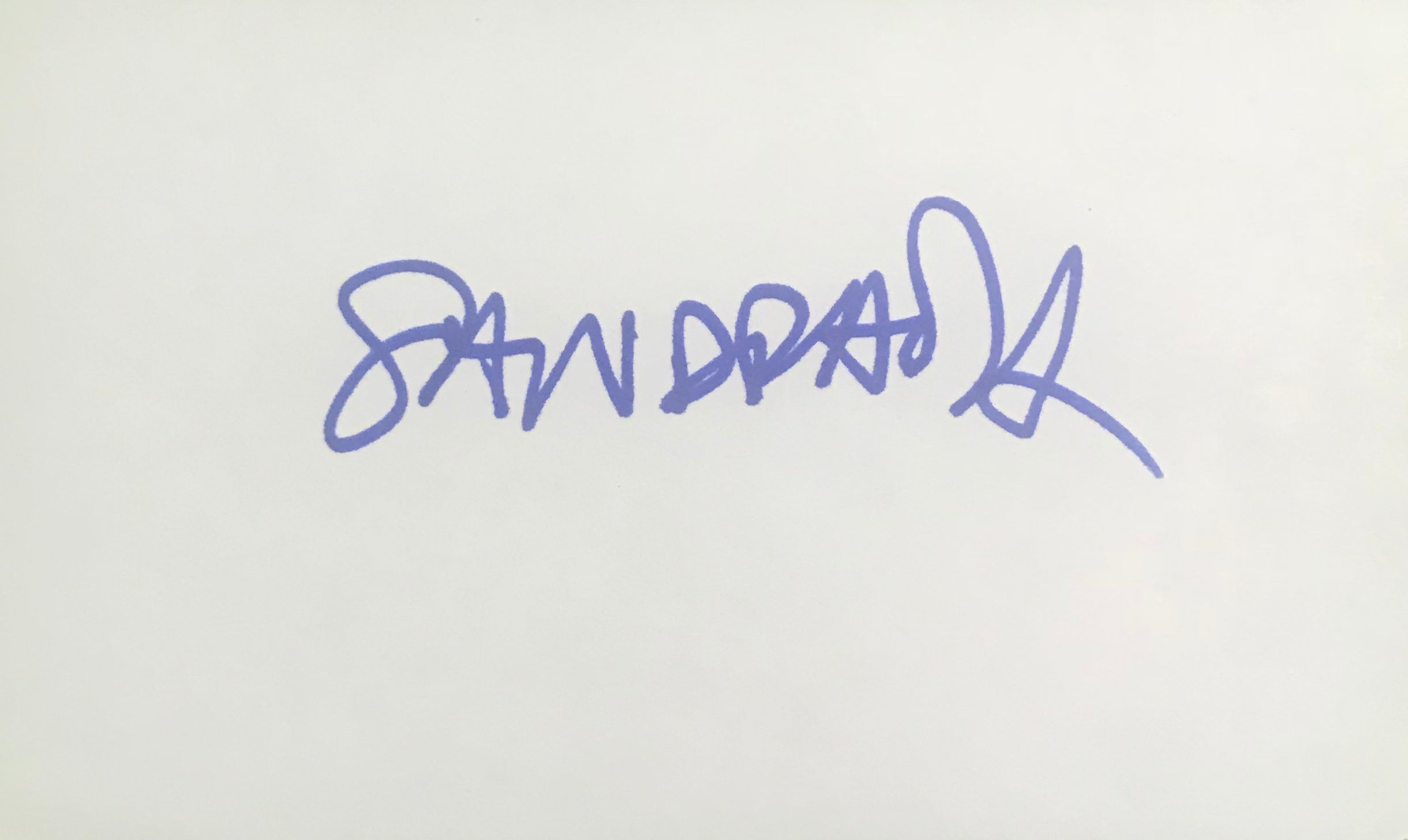 Sandra Oh - Grey's Anantomy Autographed Card