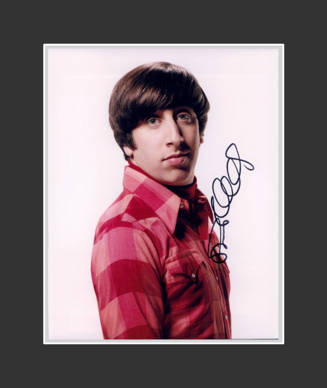 Simon Helberg Autograph - Actor | The Big Bang Theory