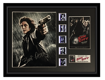 Sin City (2005) - Benicio Del Toro Autographed Film Cell Display