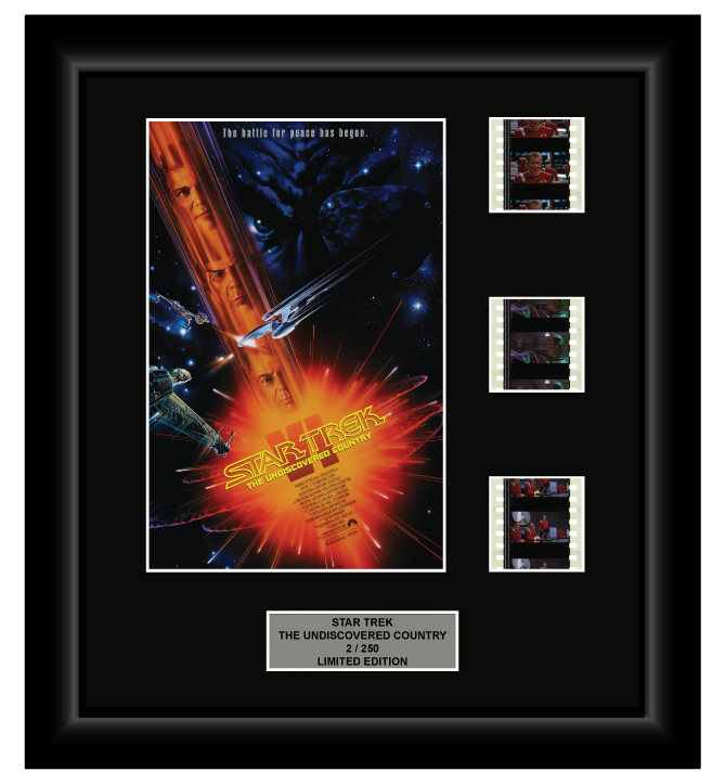 Star Trek: Undiscovered Country (1991) - 3 Cell Display Film Display