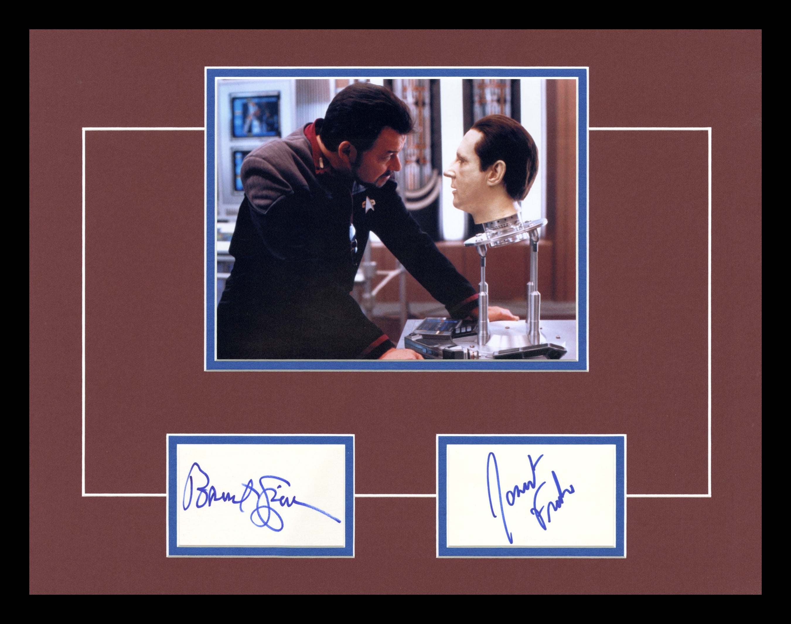 Star Trek: The Next Generation Autographed Display