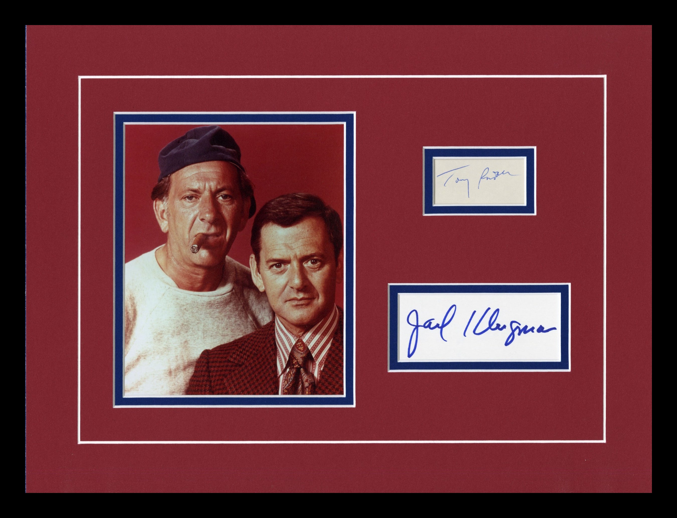 The Odd Couple Autographed Display