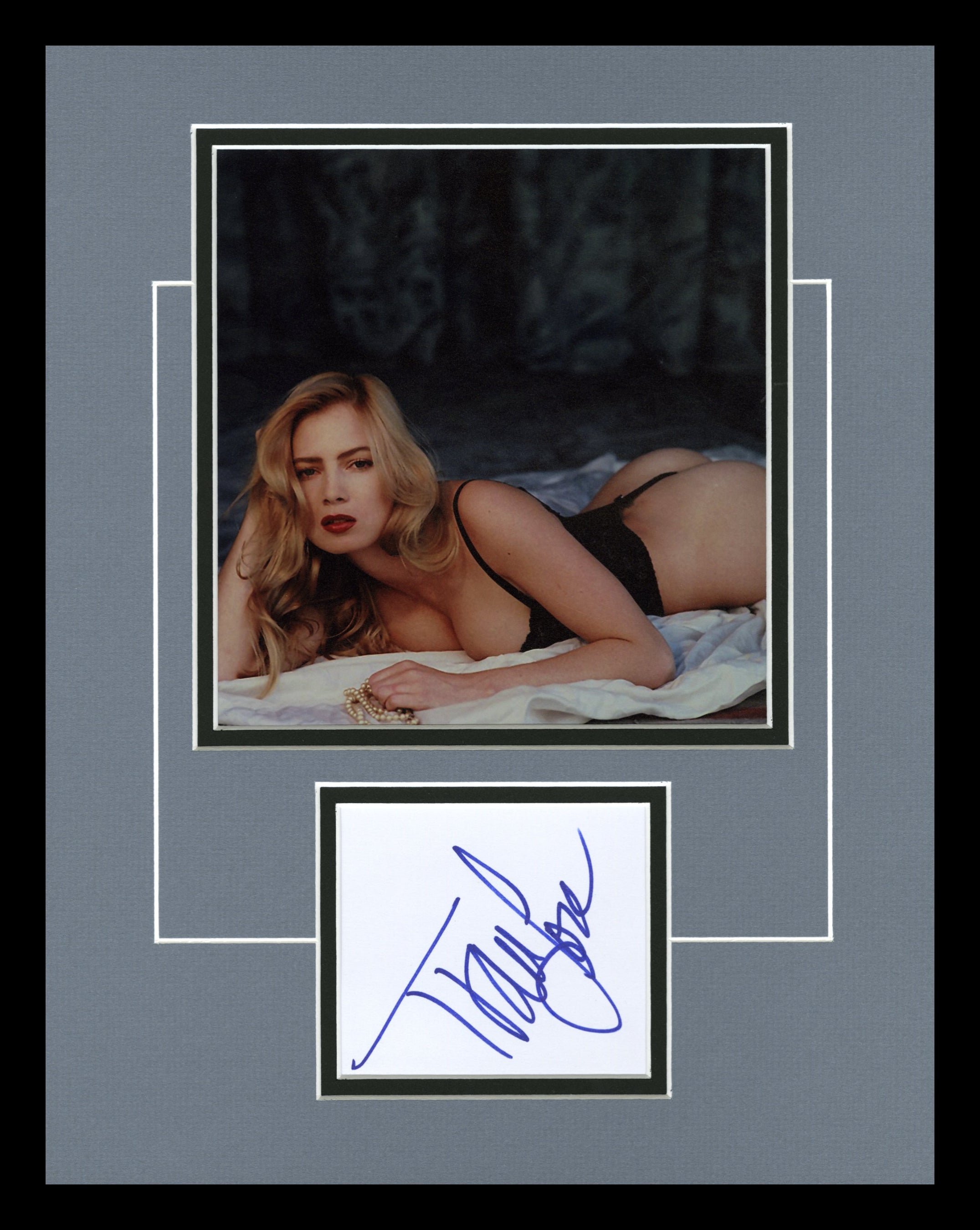 Traci Lords Autographed Display